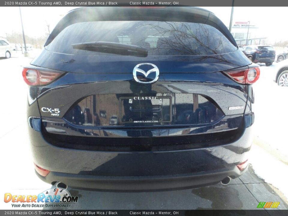 2020 Mazda CX-5 Touring AWD Deep Crystal Blue Mica / Black Photo #6
