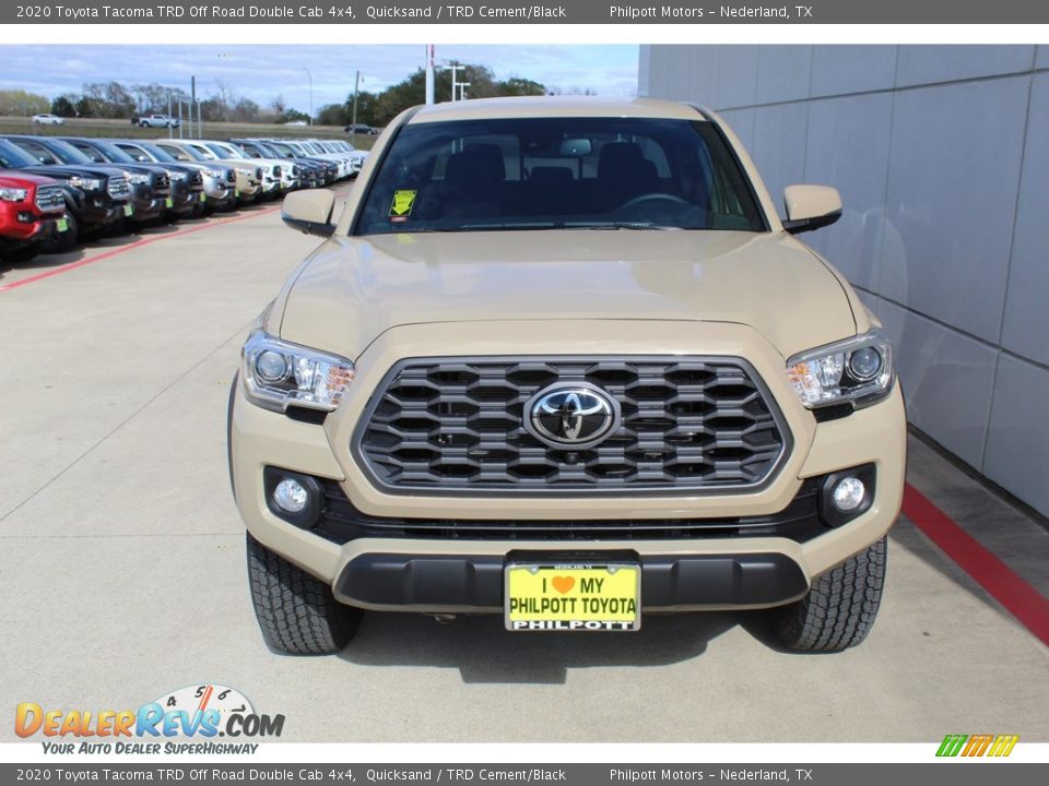 2020 Toyota Tacoma TRD Off Road Double Cab 4x4 Quicksand / TRD Cement/Black Photo #3