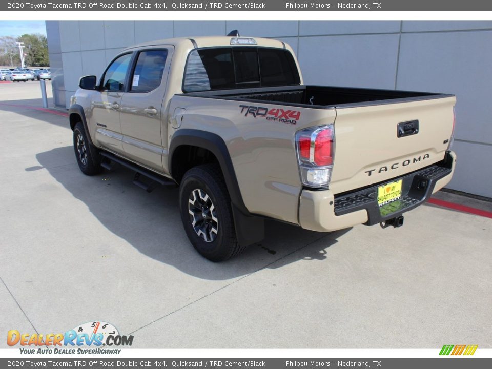 2020 Toyota Tacoma TRD Off Road Double Cab 4x4 Quicksand / TRD Cement/Black Photo #5