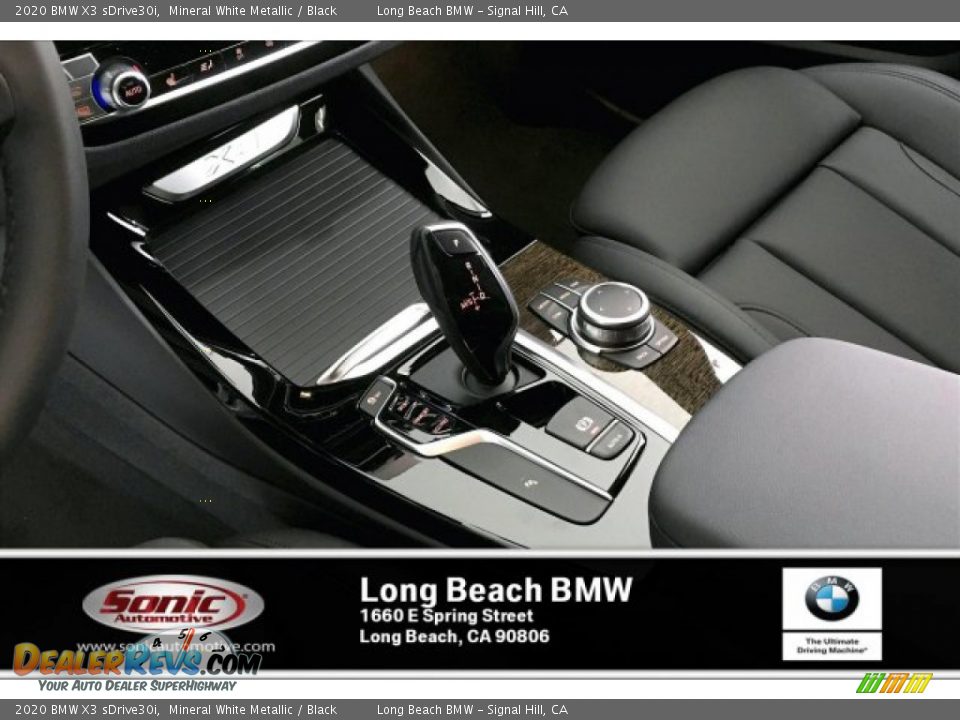 2020 BMW X3 sDrive30i Mineral White Metallic / Black Photo #6