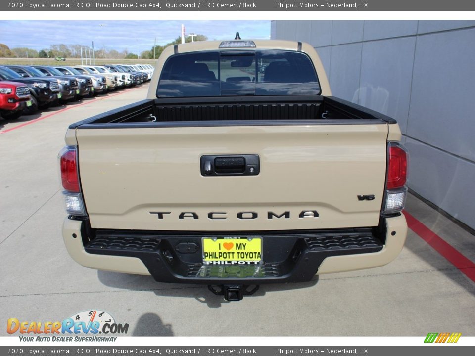 2020 Toyota Tacoma TRD Off Road Double Cab 4x4 Quicksand / TRD Cement/Black Photo #6