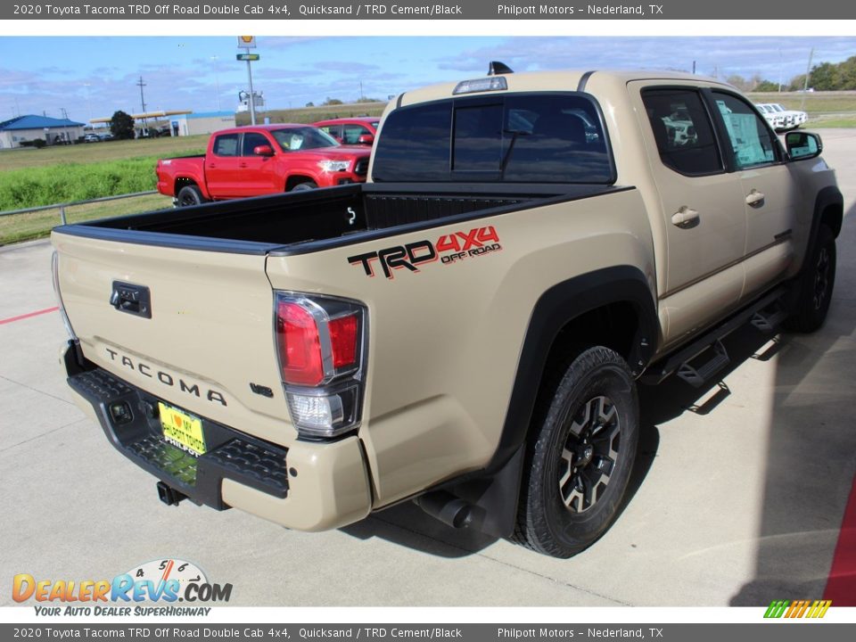 2020 Toyota Tacoma TRD Off Road Double Cab 4x4 Quicksand / TRD Cement/Black Photo #7