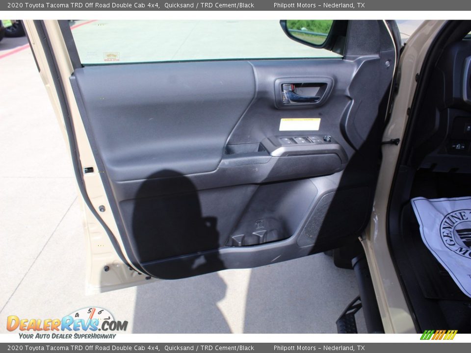 2020 Toyota Tacoma TRD Off Road Double Cab 4x4 Quicksand / TRD Cement/Black Photo #8