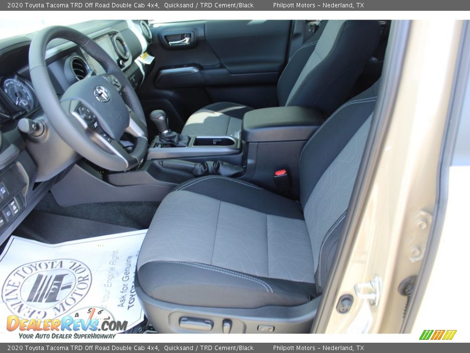 2020 Toyota Tacoma TRD Off Road Double Cab 4x4 Quicksand / TRD Cement/Black Photo #9