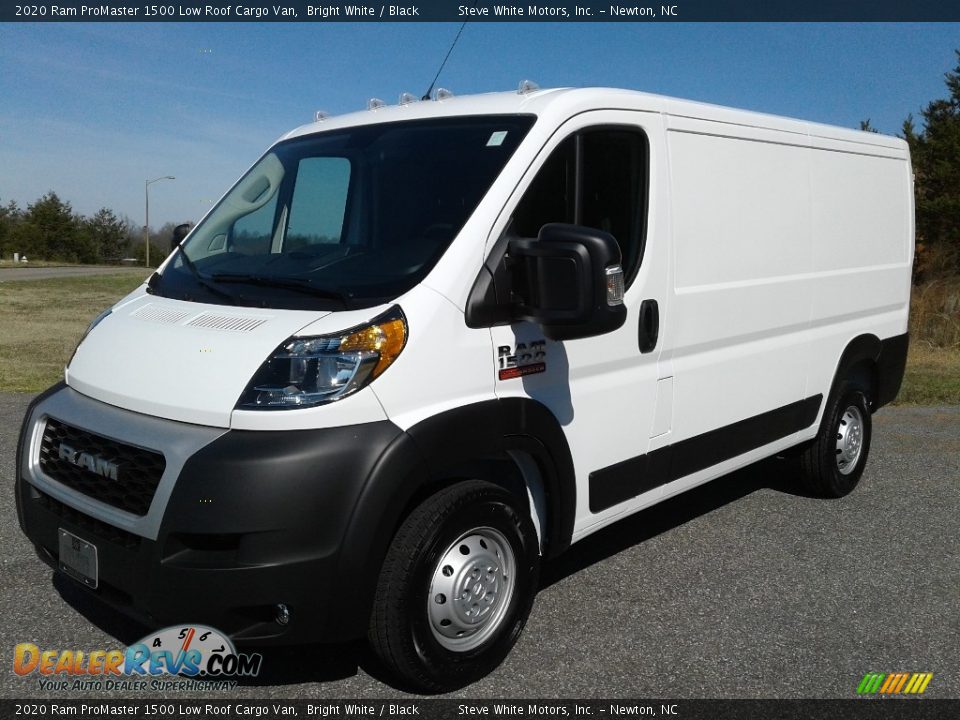 2020 Ram ProMaster 1500 Low Roof Cargo Van Bright White / Black Photo #2