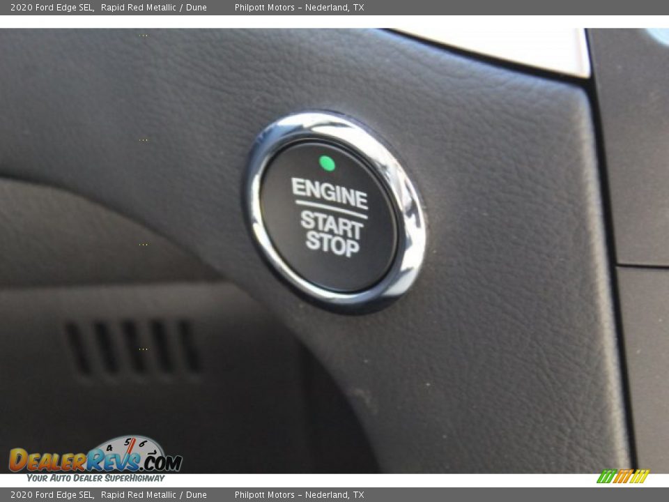 2020 Ford Edge SEL Rapid Red Metallic / Dune Photo #17