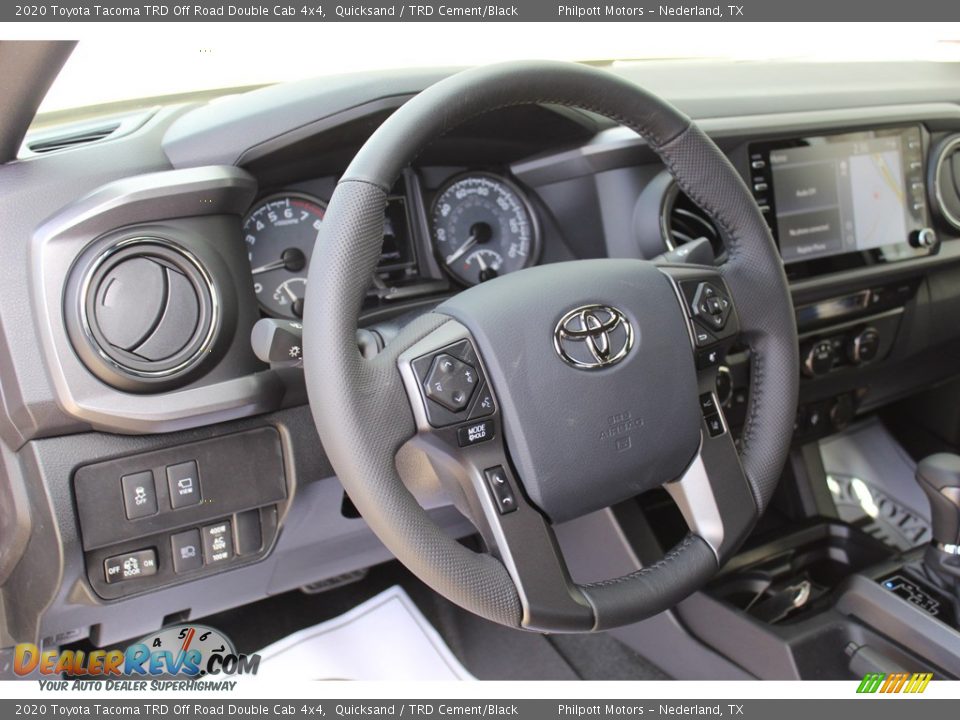 2020 Toyota Tacoma TRD Off Road Double Cab 4x4 Quicksand / TRD Cement/Black Photo #11