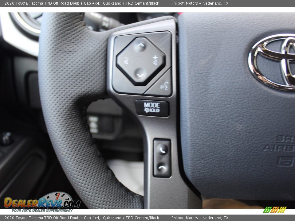 2020 Toyota Tacoma TRD Off Road Double Cab 4x4 Quicksand / TRD Cement/Black Photo #12