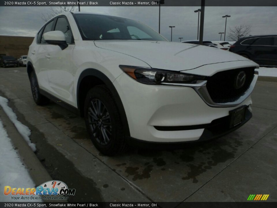 2020 Mazda CX-5 Sport Snowflake White Pearl / Black Photo #1