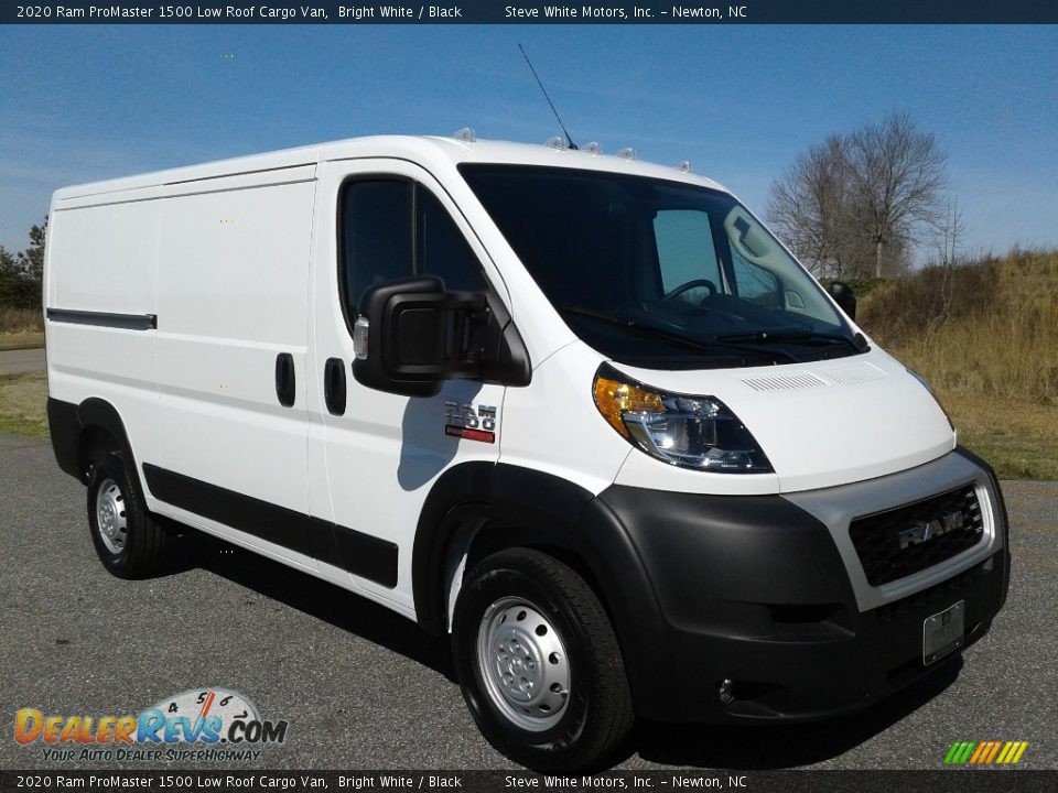 2020 Ram ProMaster 1500 Low Roof Cargo Van Bright White / Black Photo #4