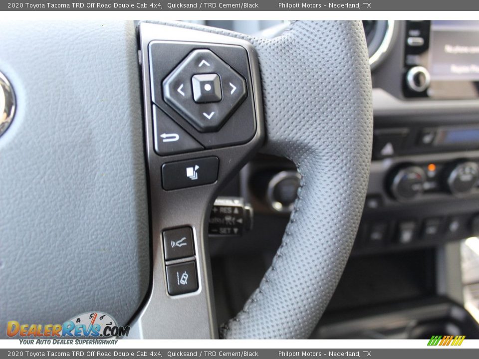 2020 Toyota Tacoma TRD Off Road Double Cab 4x4 Quicksand / TRD Cement/Black Photo #13