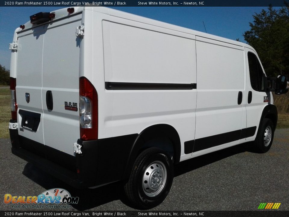 2020 Ram ProMaster 1500 Low Roof Cargo Van Bright White / Black Photo #6