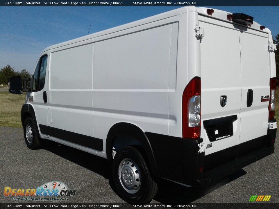 2020 Ram ProMaster 1500 Low Roof Cargo Van Bright White / Black Photo #8