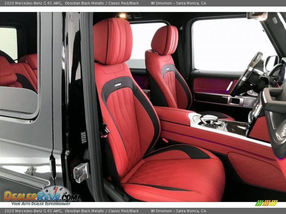 Classic Red/Black Interior - 2020 Mercedes-Benz G 63 AMG Photo #6