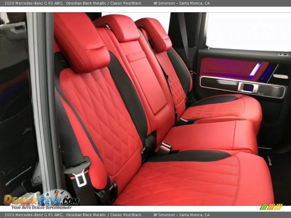 Rear Seat of 2020 Mercedes-Benz G 63 AMG Photo #13