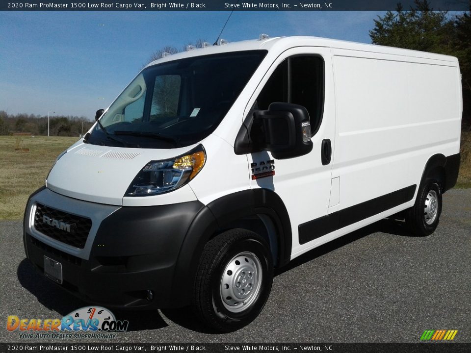 2020 Ram ProMaster 1500 Low Roof Cargo Van Bright White / Black Photo #2