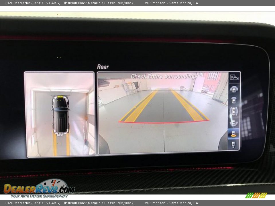 2020 Mercedes-Benz G 63 AMG Obsidian Black Metallic / Classic Red/Black Photo #21