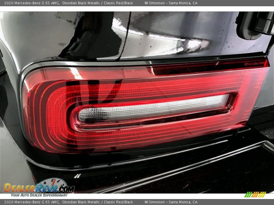 2020 Mercedes-Benz G 63 AMG Obsidian Black Metallic / Classic Red/Black Photo #26