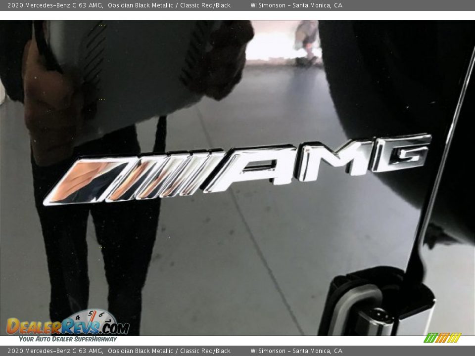 2020 Mercedes-Benz G 63 AMG Obsidian Black Metallic / Classic Red/Black Photo #27