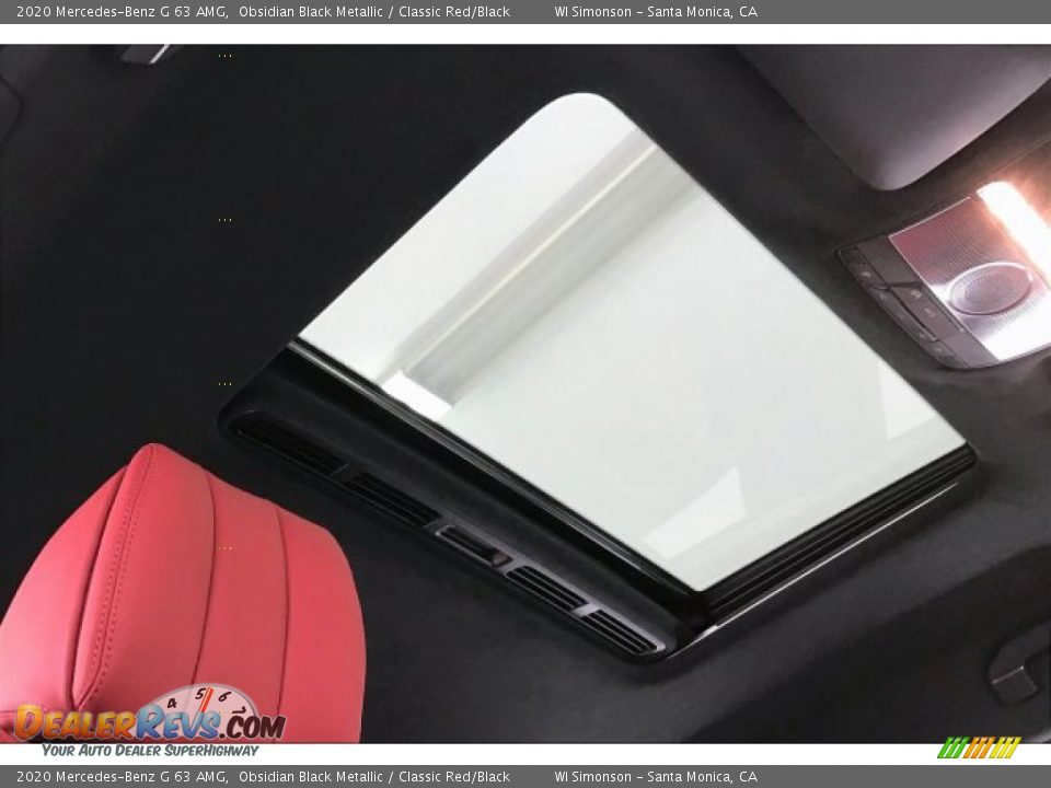 2020 Mercedes-Benz G 63 AMG Obsidian Black Metallic / Classic Red/Black Photo #29