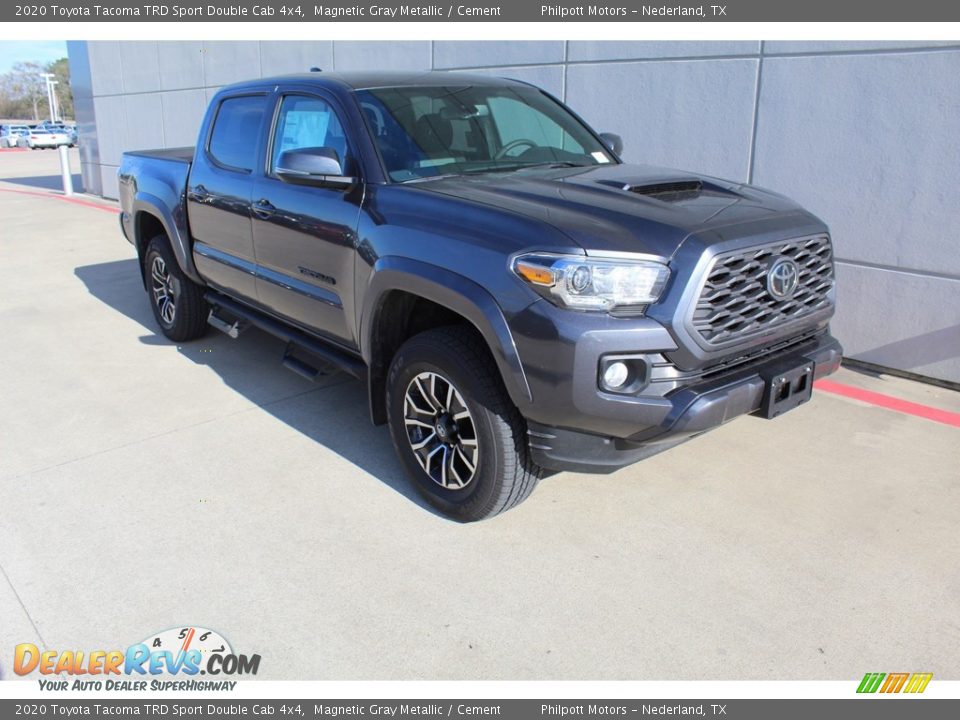 2020 Toyota Tacoma TRD Sport Double Cab 4x4 Magnetic Gray Metallic / Cement Photo #2