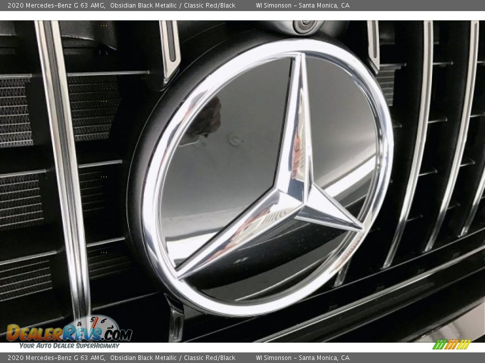 2020 Mercedes-Benz G 63 AMG Obsidian Black Metallic / Classic Red/Black Photo #33