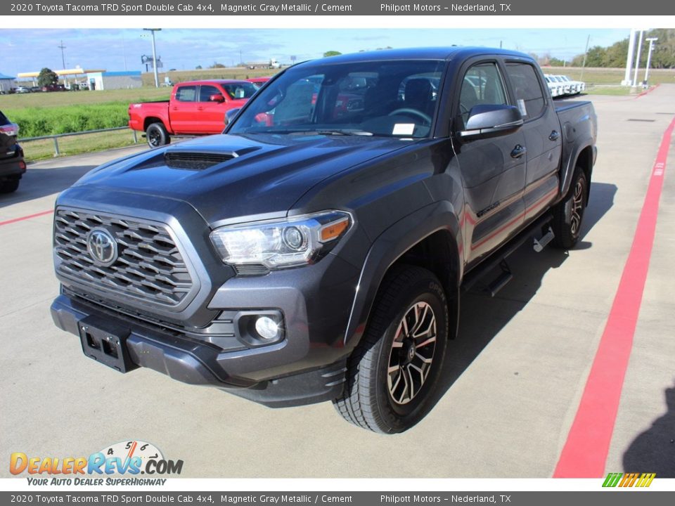 2020 Toyota Tacoma TRD Sport Double Cab 4x4 Magnetic Gray Metallic / Cement Photo #4