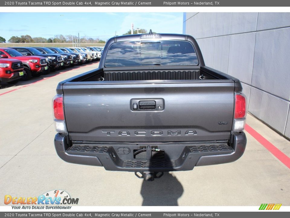 2020 Toyota Tacoma TRD Sport Double Cab 4x4 Magnetic Gray Metallic / Cement Photo #7