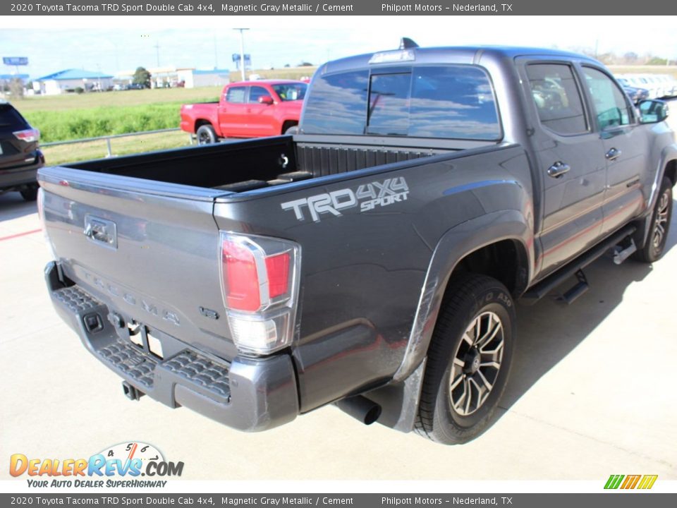 2020 Toyota Tacoma TRD Sport Double Cab 4x4 Magnetic Gray Metallic / Cement Photo #8