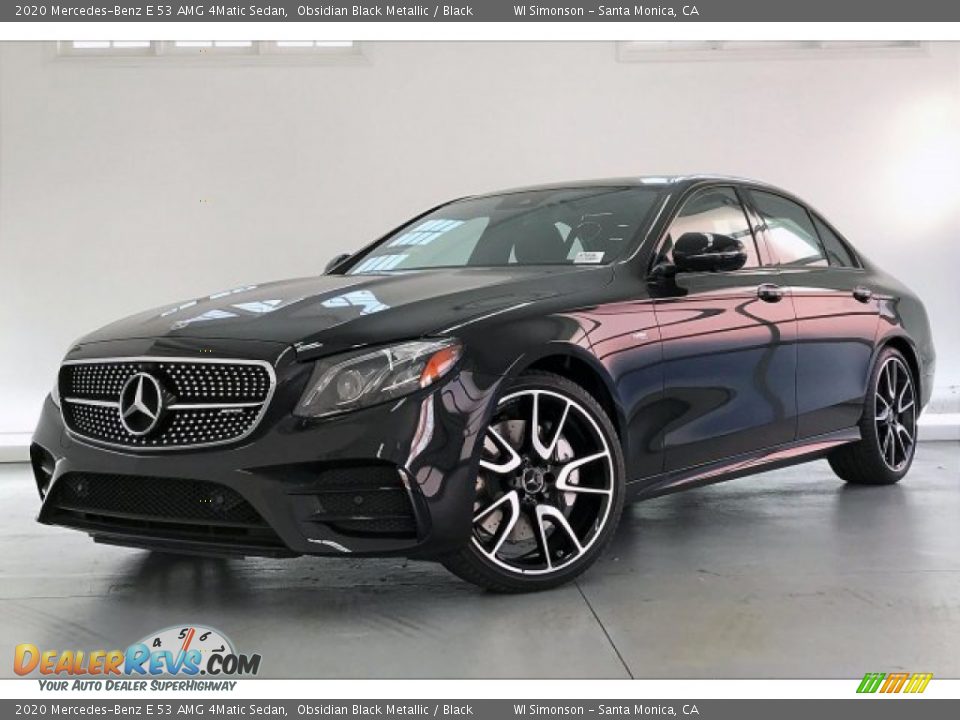 2020 Mercedes-Benz E 53 AMG 4Matic Sedan Obsidian Black Metallic / Black Photo #12
