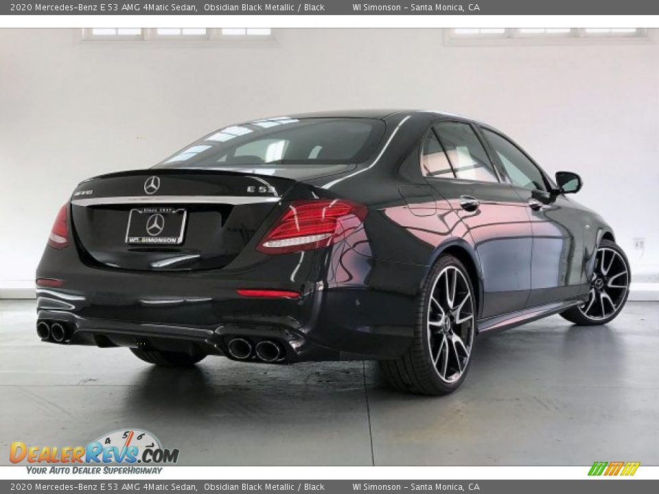 2020 Mercedes-Benz E 53 AMG 4Matic Sedan Obsidian Black Metallic / Black Photo #16