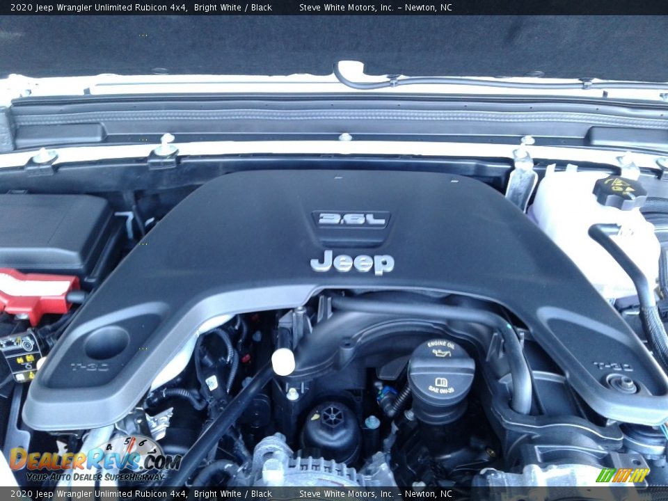2020 Jeep Wrangler Unlimited Rubicon 4x4 Bright White / Black Photo #9
