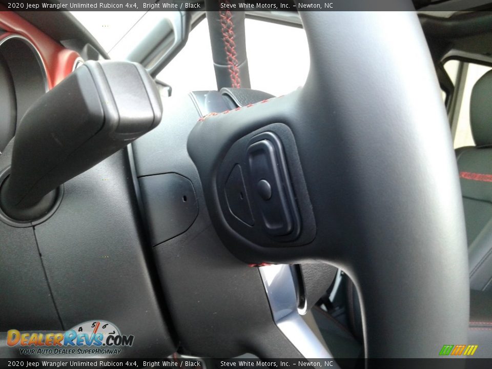 2020 Jeep Wrangler Unlimited Rubicon 4x4 Bright White / Black Photo #12