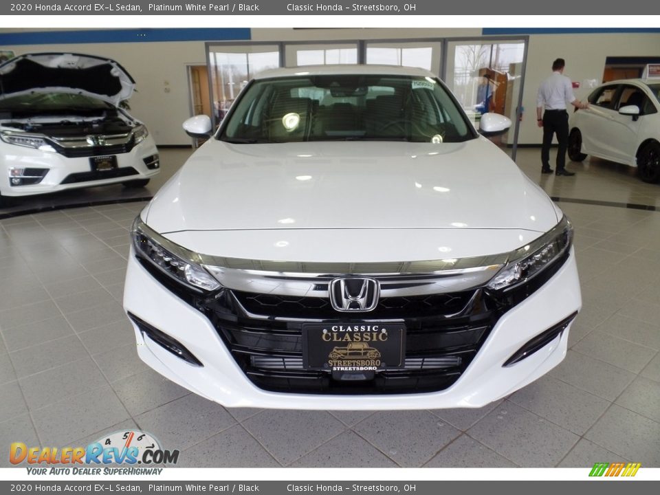 2020 Honda Accord EX-L Sedan Platinum White Pearl / Black Photo #2