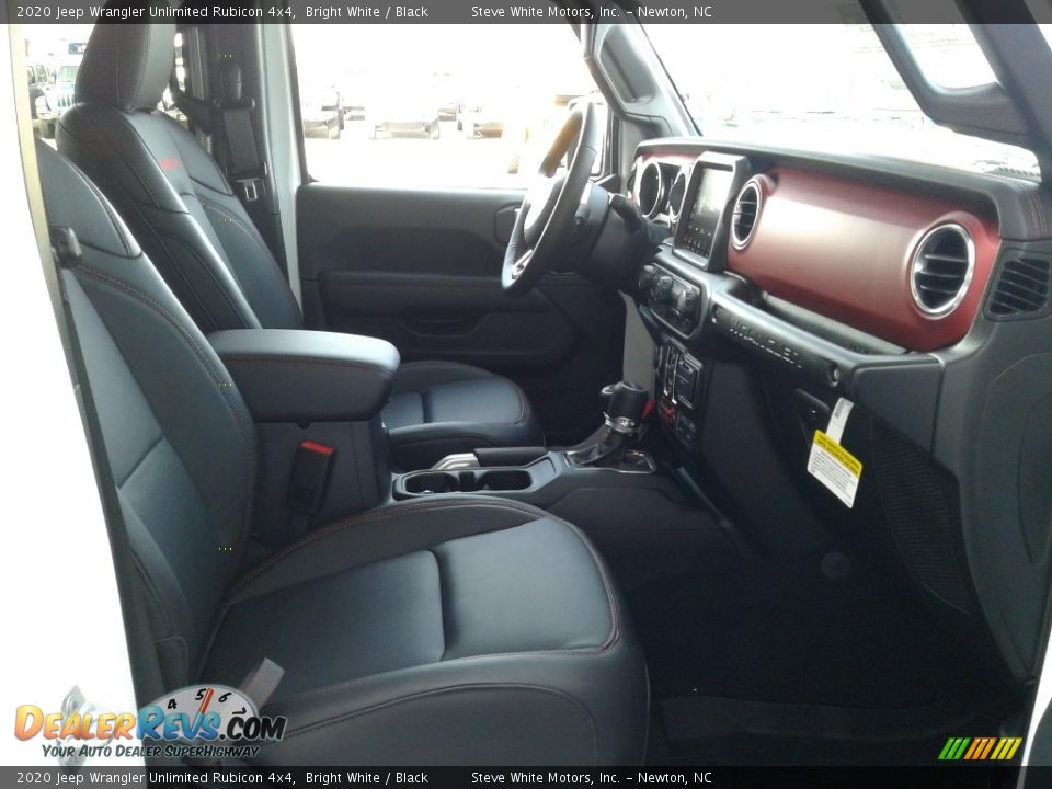 2020 Jeep Wrangler Unlimited Rubicon 4x4 Bright White / Black Photo #16