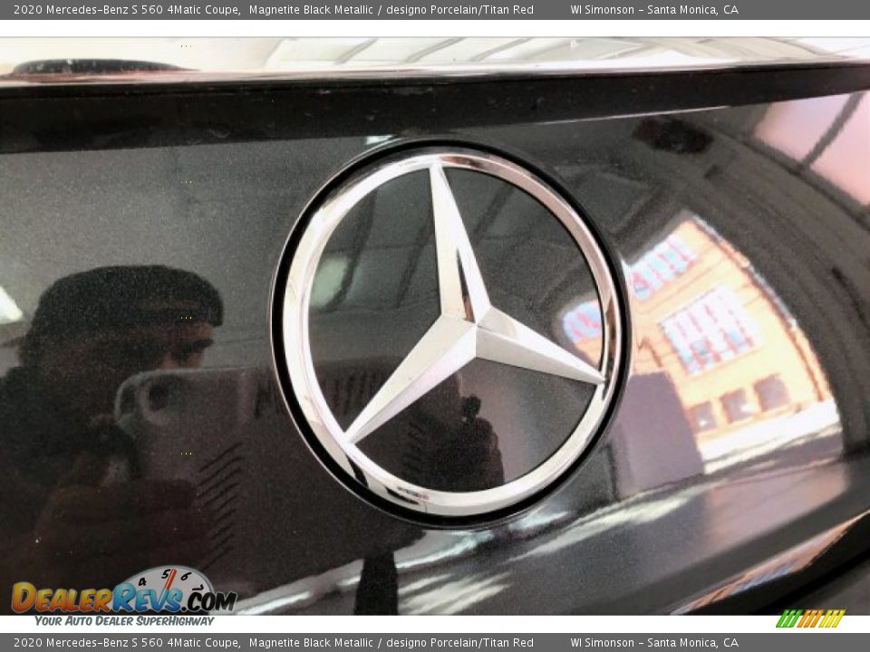 2020 Mercedes-Benz S 560 4Matic Coupe Magnetite Black Metallic / designo Porcelain/Titan Red Photo #7