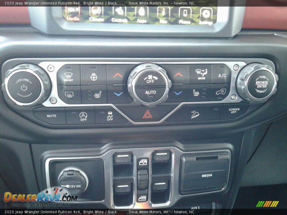 2020 Jeep Wrangler Unlimited Rubicon 4x4 Bright White / Black Photo #25