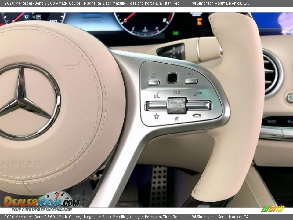 2020 Mercedes-Benz S 560 4Matic Coupe Steering Wheel Photo #19
