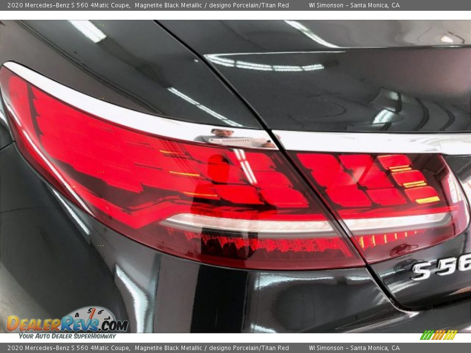 2020 Mercedes-Benz S 560 4Matic Coupe Magnetite Black Metallic / designo Porcelain/Titan Red Photo #26