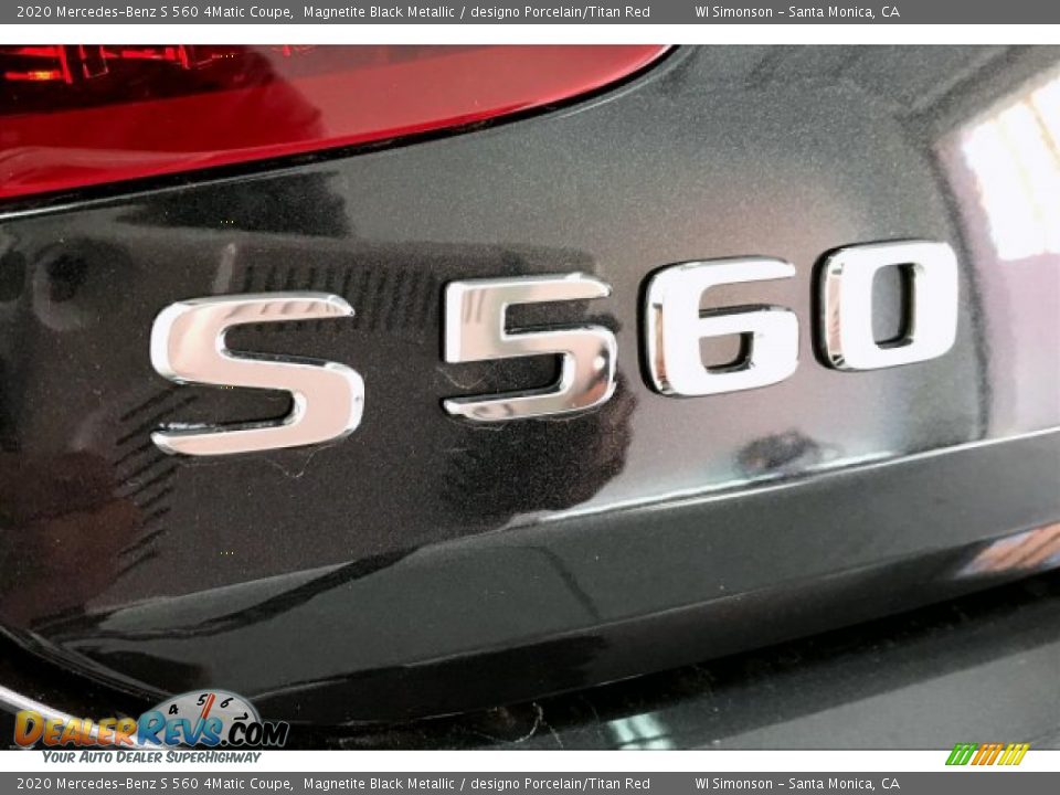 2020 Mercedes-Benz S 560 4Matic Coupe Magnetite Black Metallic / designo Porcelain/Titan Red Photo #27