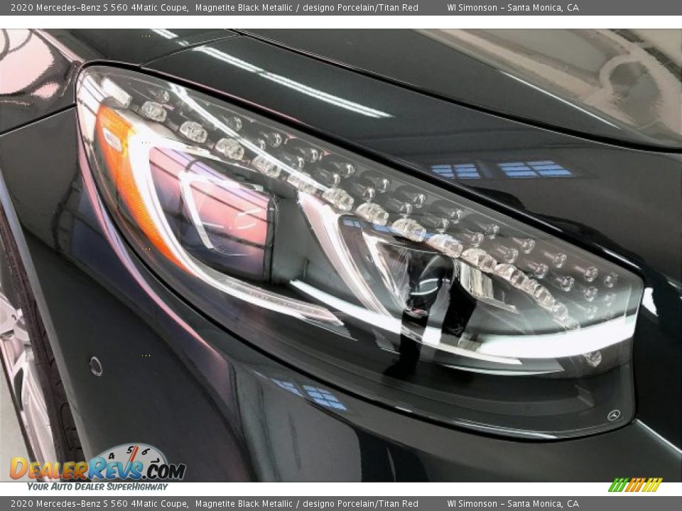 2020 Mercedes-Benz S 560 4Matic Coupe Magnetite Black Metallic / designo Porcelain/Titan Red Photo #32