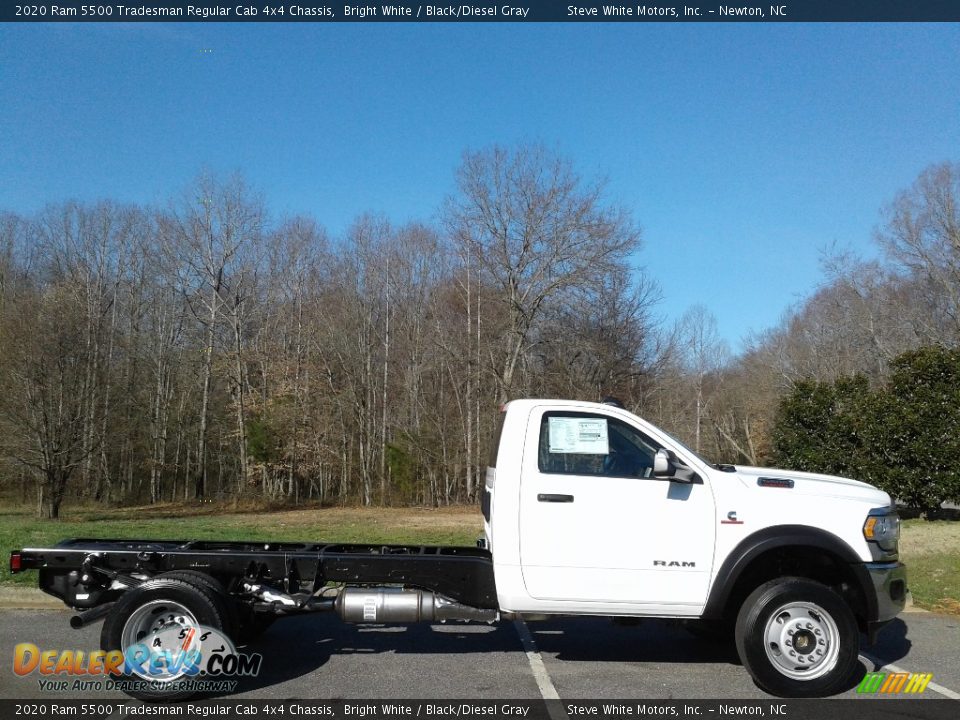 2020 Ram 5500 Tradesman Regular Cab 4x4 Chassis Bright White / Black/Diesel Gray Photo #5