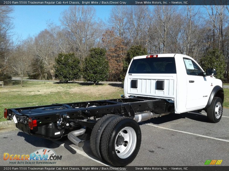 2020 Ram 5500 Tradesman Regular Cab 4x4 Chassis Bright White / Black/Diesel Gray Photo #6