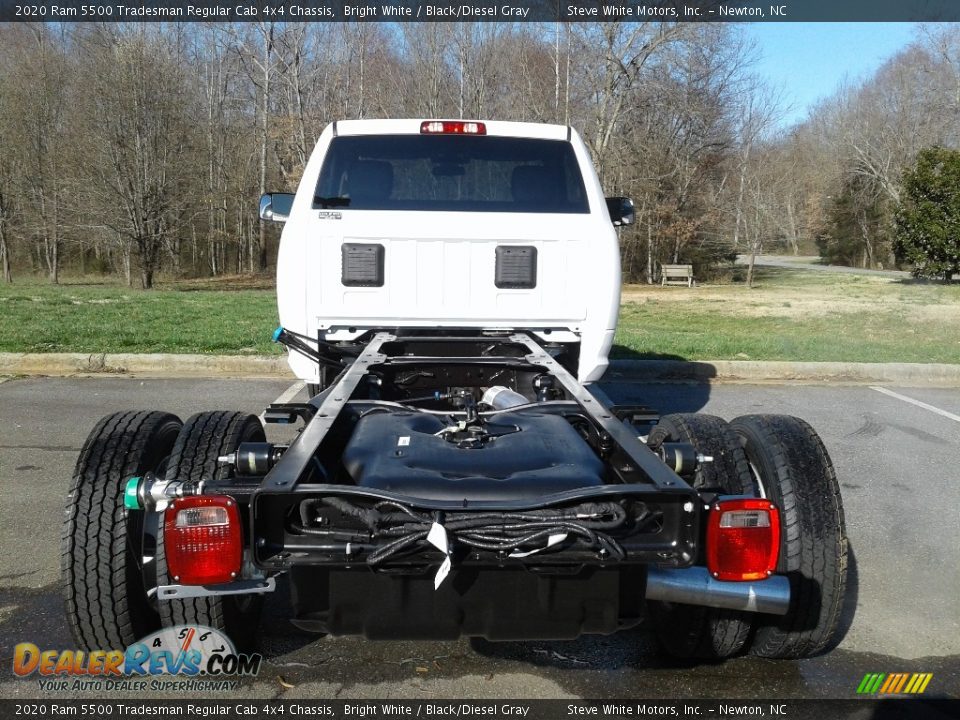 2020 Ram 5500 Tradesman Regular Cab 4x4 Chassis Bright White / Black/Diesel Gray Photo #7