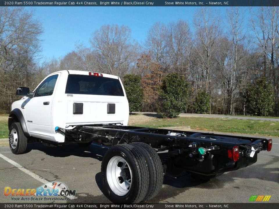 2020 Ram 5500 Tradesman Regular Cab 4x4 Chassis Bright White / Black/Diesel Gray Photo #8