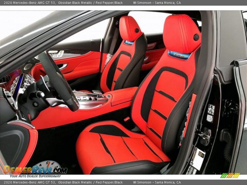 Red Pepper/Black Interior - 2020 Mercedes-Benz AMG GT 53 Photo #14