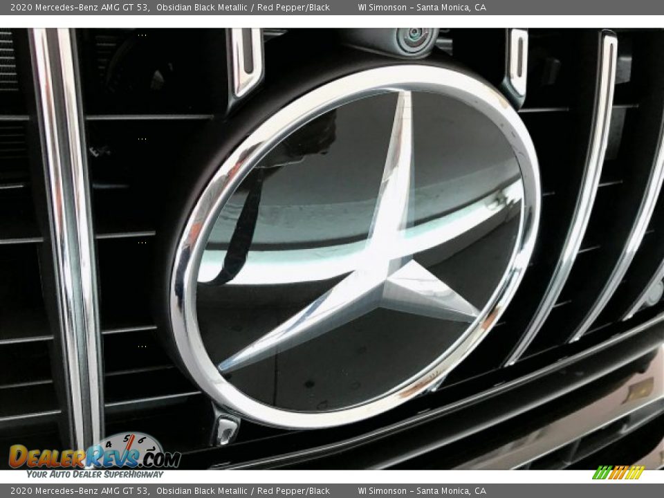 2020 Mercedes-Benz AMG GT 53 Obsidian Black Metallic / Red Pepper/Black Photo #31