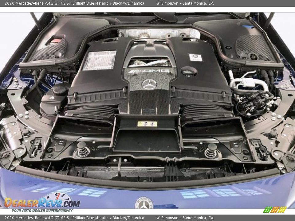 2020 Mercedes-Benz AMG GT 63 S 4.0 Liter Twin-Turbocharged DOHC 32-Valve VVT V8 Engine Photo #8