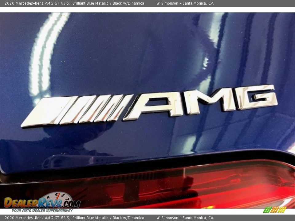 2020 Mercedes-Benz AMG GT 63 S Brilliant Blue Metallic / Black w/Dinamica Photo #25