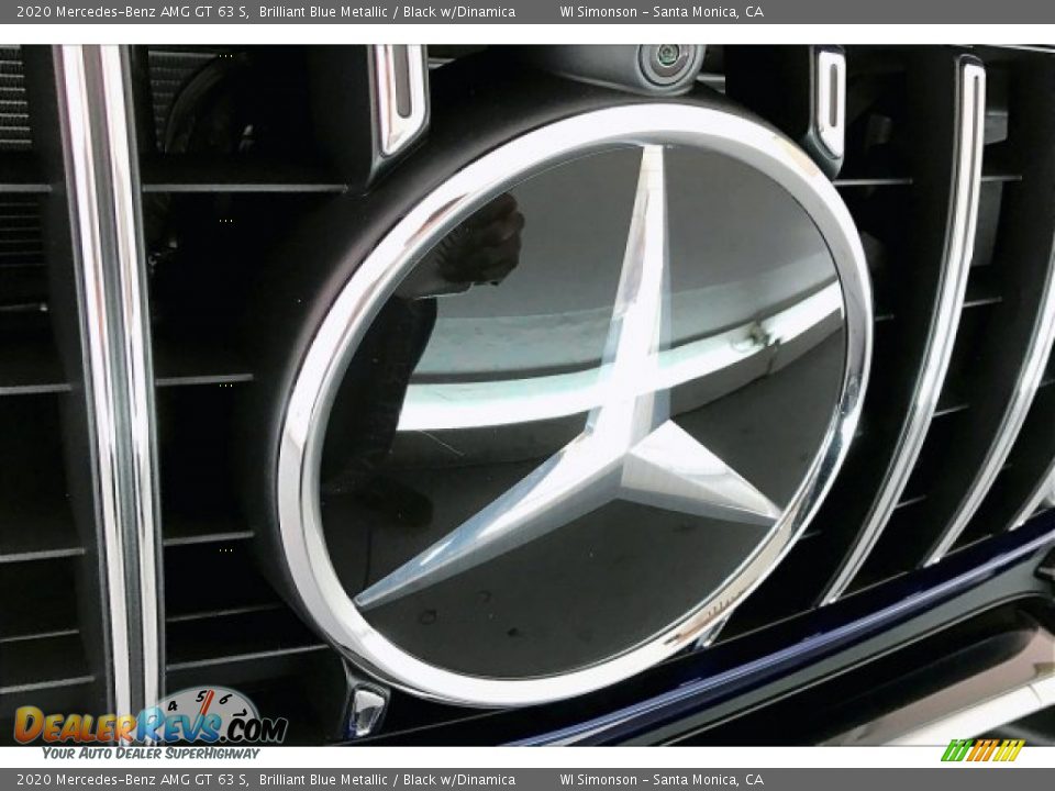 2020 Mercedes-Benz AMG GT 63 S Brilliant Blue Metallic / Black w/Dinamica Photo #31